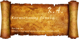 Keresztessy Alexia névjegykártya